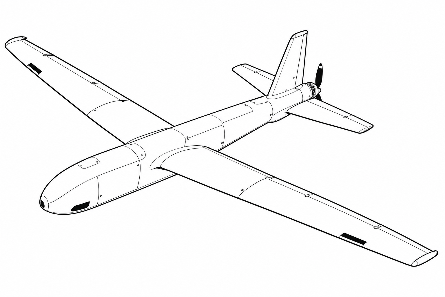 Spectr Decoy UAV military drone profile image